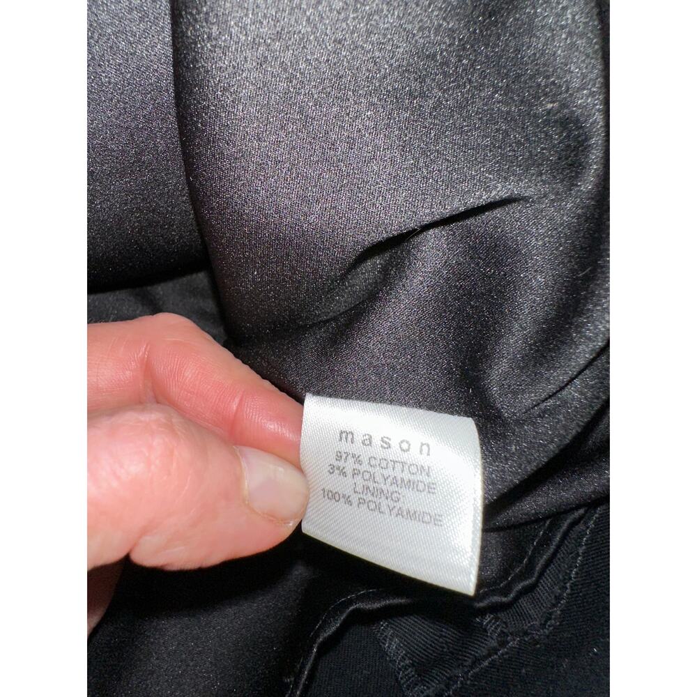 MASON BLACK STUDDED PANEL MINISKIRT 6 - Picture 4 of 7